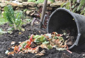 compost accelerator is working for a pile of composting materials